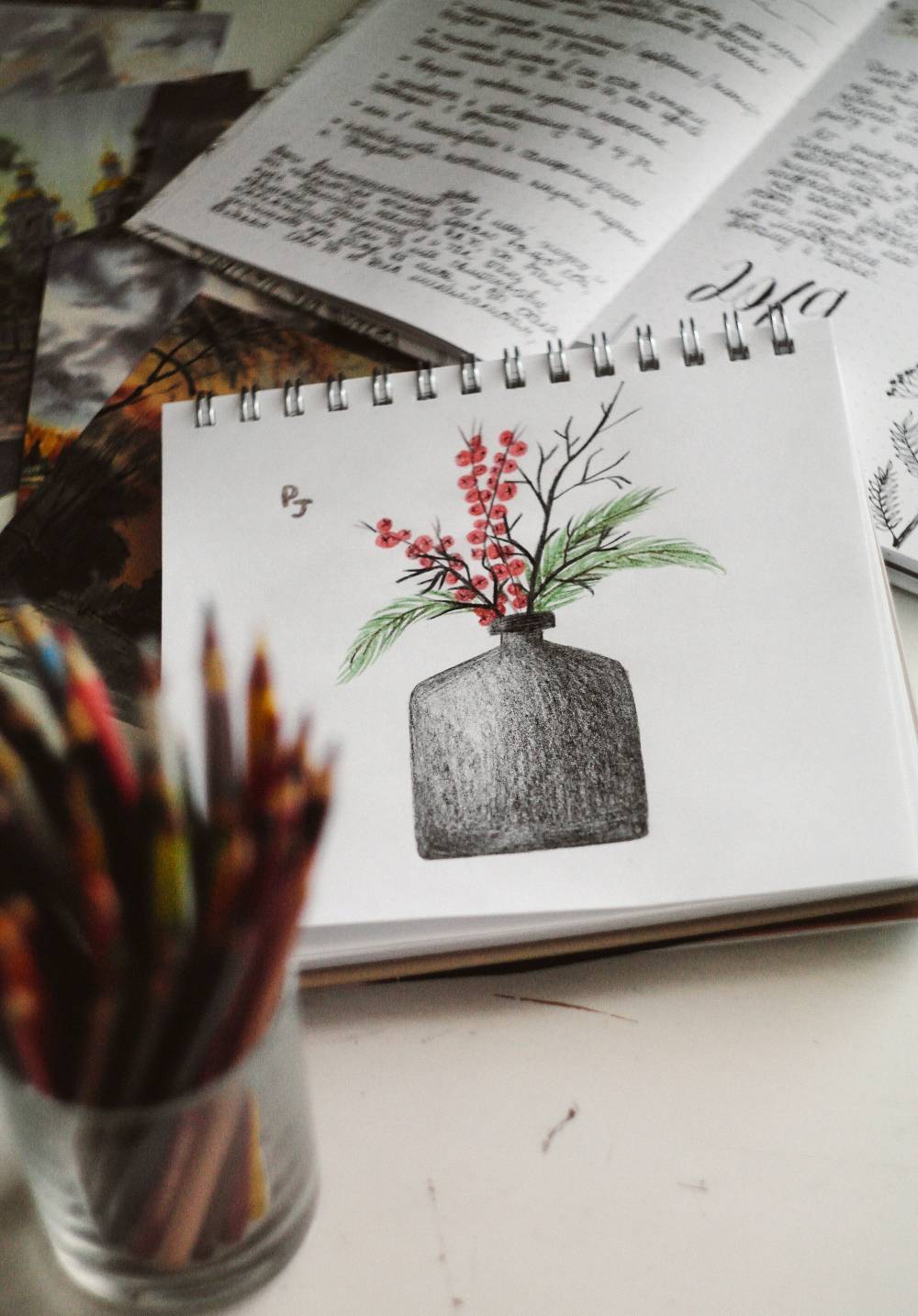 Dessin près de Chaingy